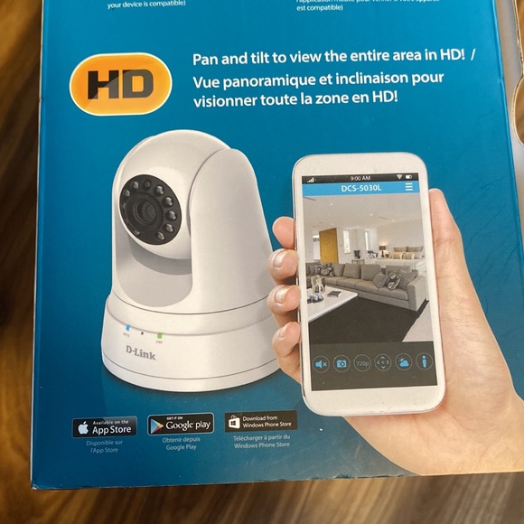 D-LINK Wireless N HD Day/Night Pan/Tilt Network Camera microSD Slot Store Camera - Picture 9 of 9